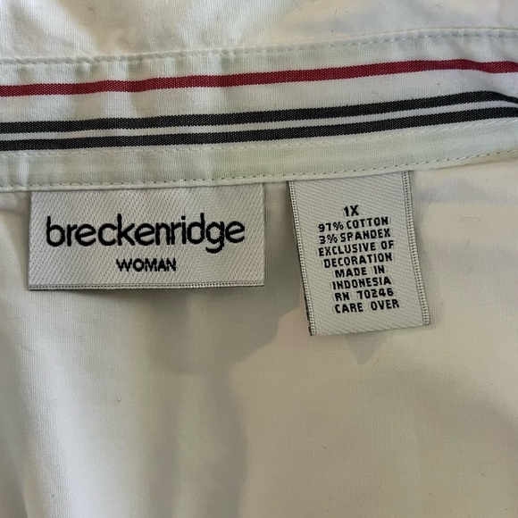 Breckenridge Women’s Short Sleeve Button Up Shirt T43* 42725 - Picture 3 of 5